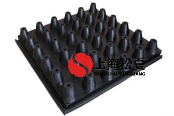 制冷機房安裝設(shè)備浮筑橡膠減震墊